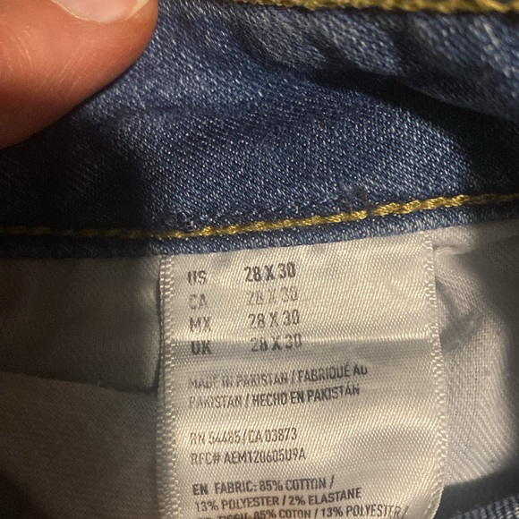 Mens 28 30 American eagle extreme flex original straight leg - Picture 3 of 4
